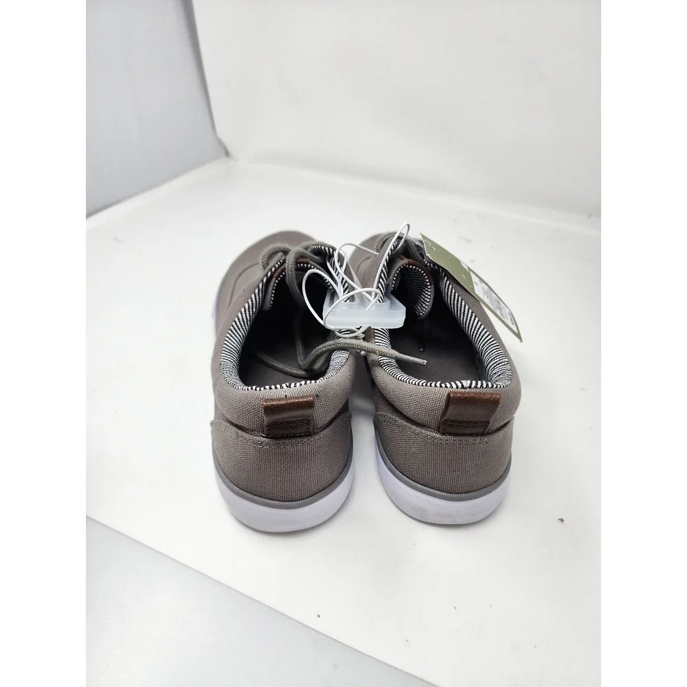Goodfellow & Co Mens Low Top Lace Up Sneakers Gray Canvas Casual Size 8